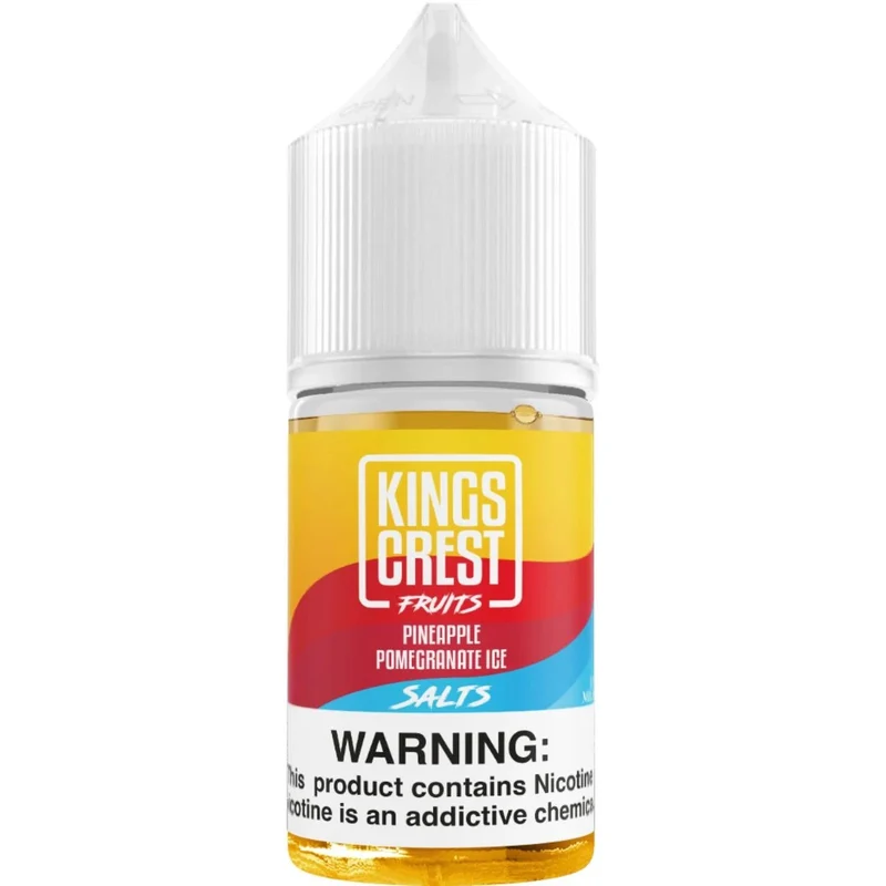 Líquido King's Crest Fruits Pineapple Pomegranate Ice Salt Nic 30 ml