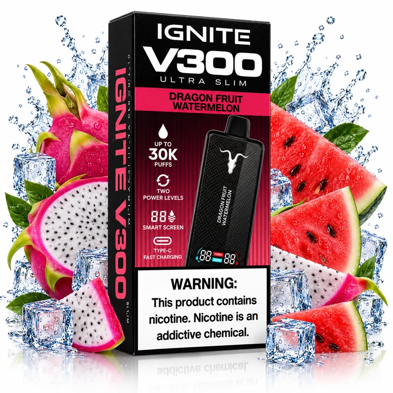 Pod descartable Ignite V300 Ultra Slim Dragonfruit Watermelon 30K