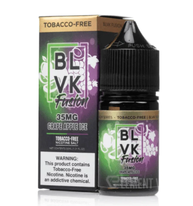 Líquido BLVK Salt Nic Fusion Grape Apple Ice 30ml