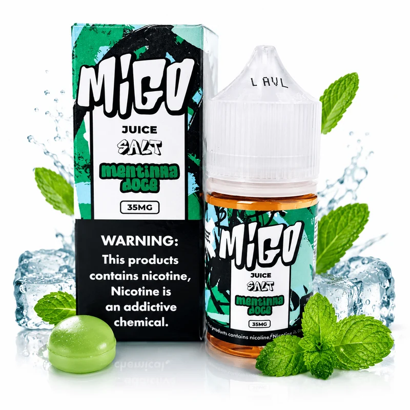 Liquido Migo Salt Nic Menthina Doce 30ml