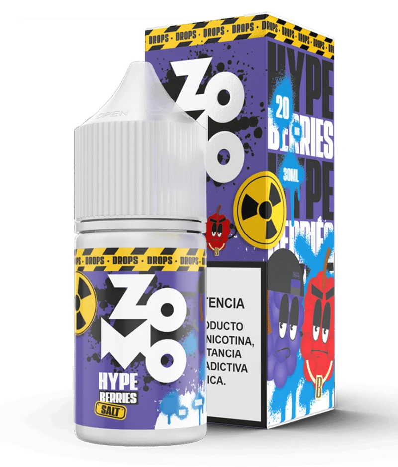 Líquido Zomo Salt Nic Hype Berries 30ml
