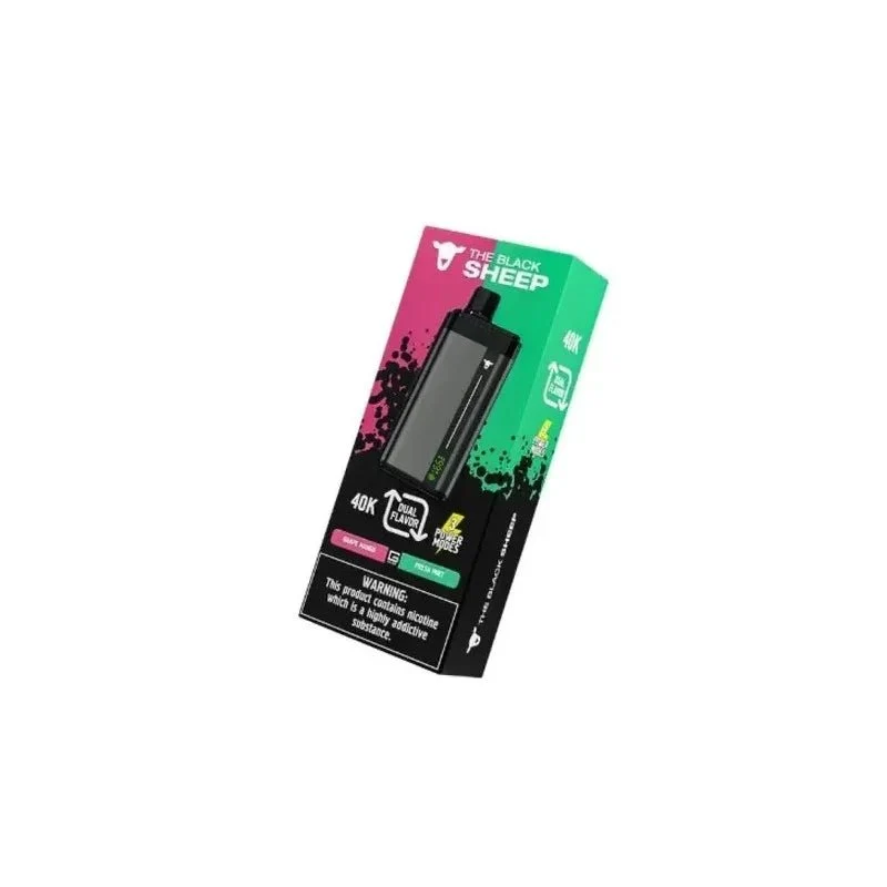 Pod descartable The Black Sheep 40K Dual Flavor Strawberry Kiwi / Fresh Mint