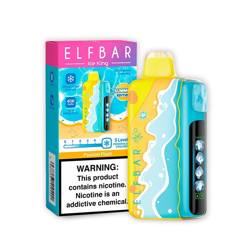 Pod descartable ElfBar Ice King 40000 Puffs Summer Edition Passion Flash