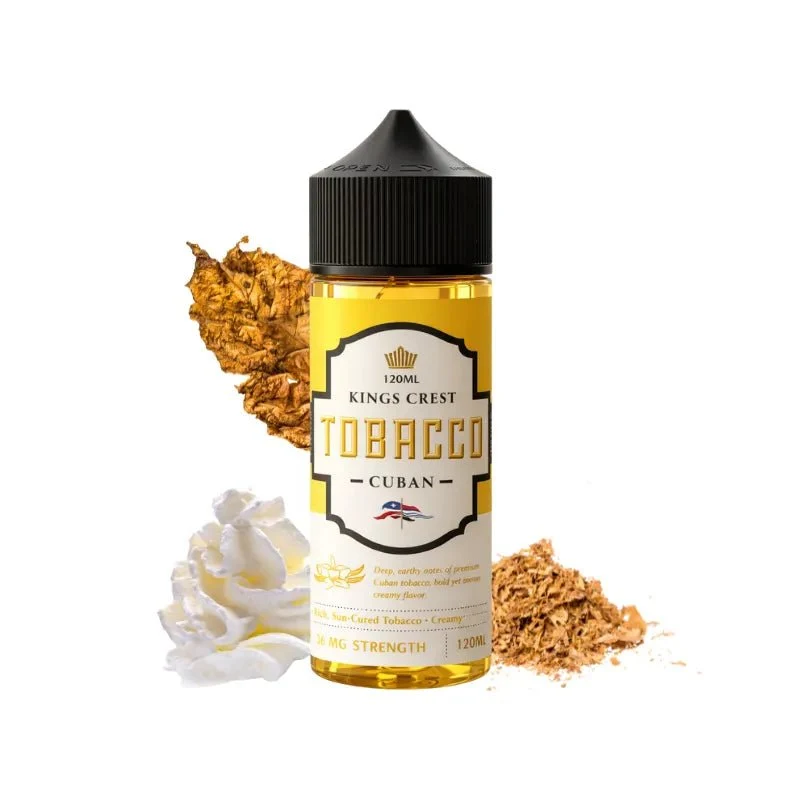 Líquido King´s Crest Cuban Tabaco 120ml