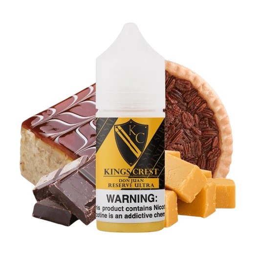 Líquido King´s Crest Don Juan Reserve Ultra Salt Nic 30ml
