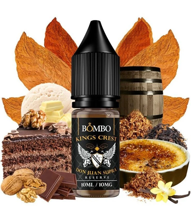 Líquido King´s Crest Don Juan Supra Reserve Salt Nic 30ml