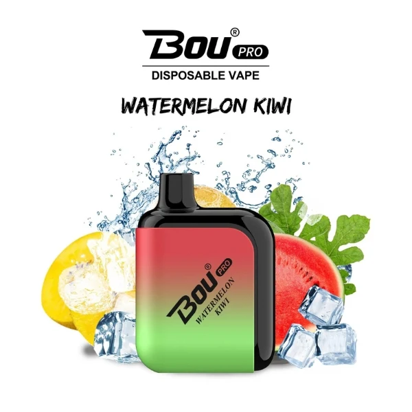 Bou Pro 7000 Puffs Watermelon Kiwi 0% Nic.