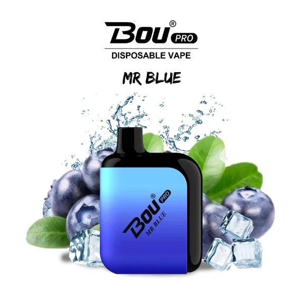 Bou Pro 7000 Puffs Mr Blue 0% Nic.