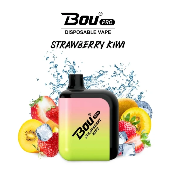 Bou Pro 7000 Puffs Strawberry Kiwi 0% Nic.