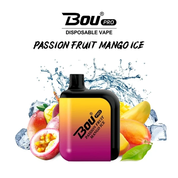 Bou Pro 7000 Puffs Pasión Fruit Mango Ice 0% Nic.