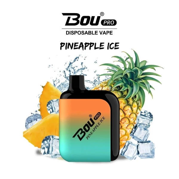 Bou Pro 7000 Puffs Pineapple Ice 0% Nic.