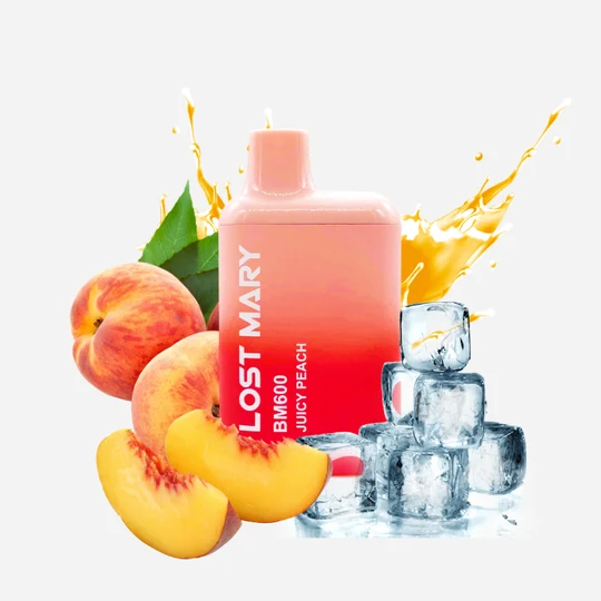 Vaper Desechable Lost Mary BM600 Puffs Juicy Peach