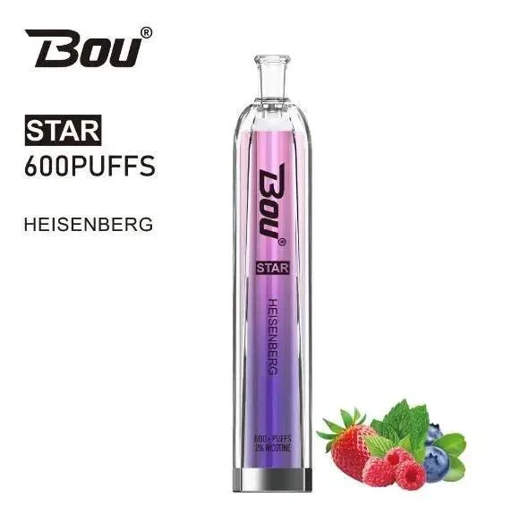 Vaper Desechable Bou Star 600 Puffs Heinsenberg