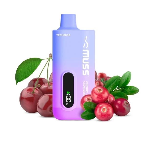 Muss Tech 8000 Puffs Cherry Cramberry