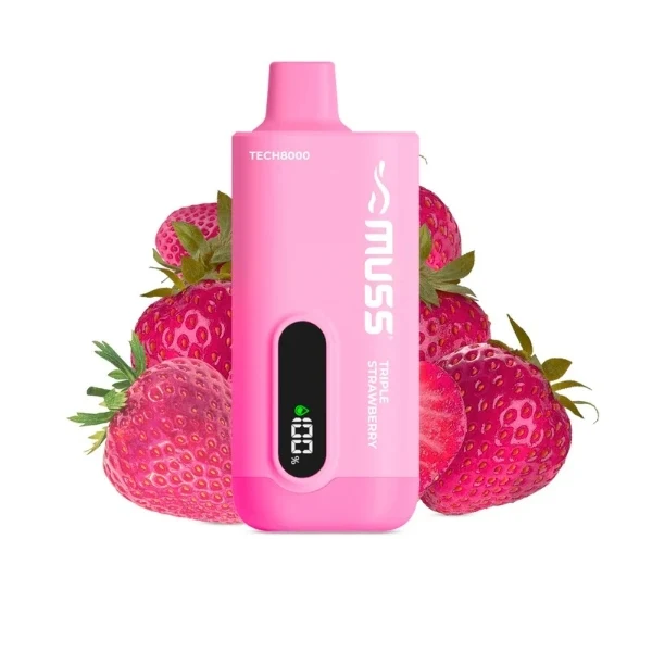 Muss Tech 8000 Puffs Triple Strawberry