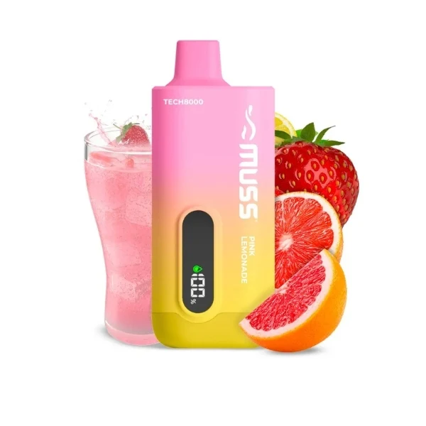 Muss Tech 8000 Puffs Pink Lemonade