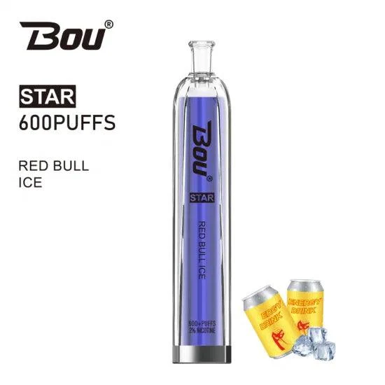 Vaper Desechable Bou Star 600 Puffs Red Bull