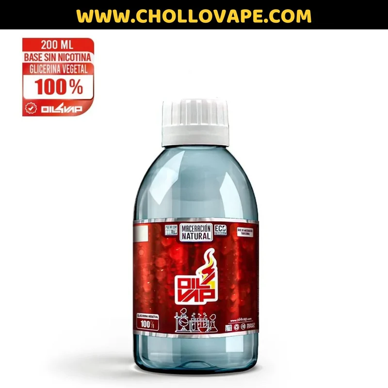 Base Oil4vap 100% Glicerina Vegetal 200ml