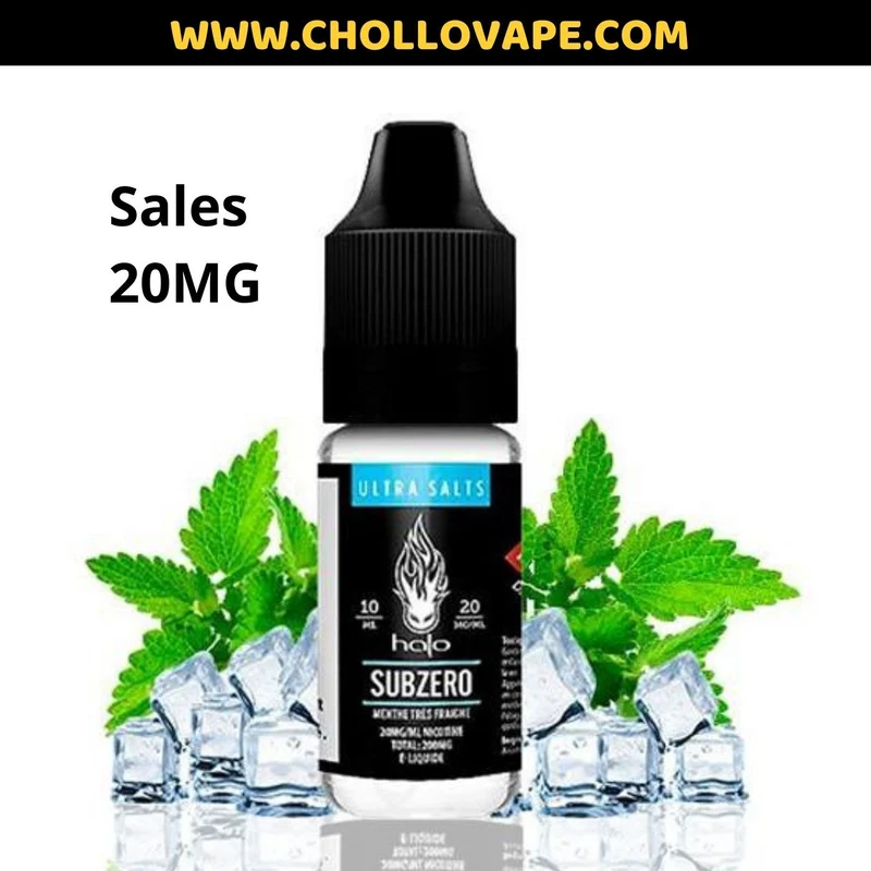 Halo - Subzero Ultra Salts 10ml Sales de nicotina 20mg