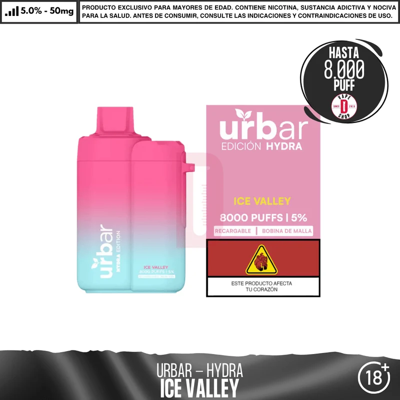 Urbar Hydra - 8000 Puffs