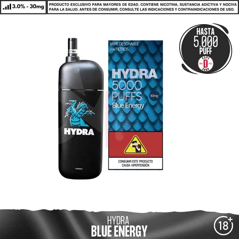 Hydra - 5000 Puffs con filtros