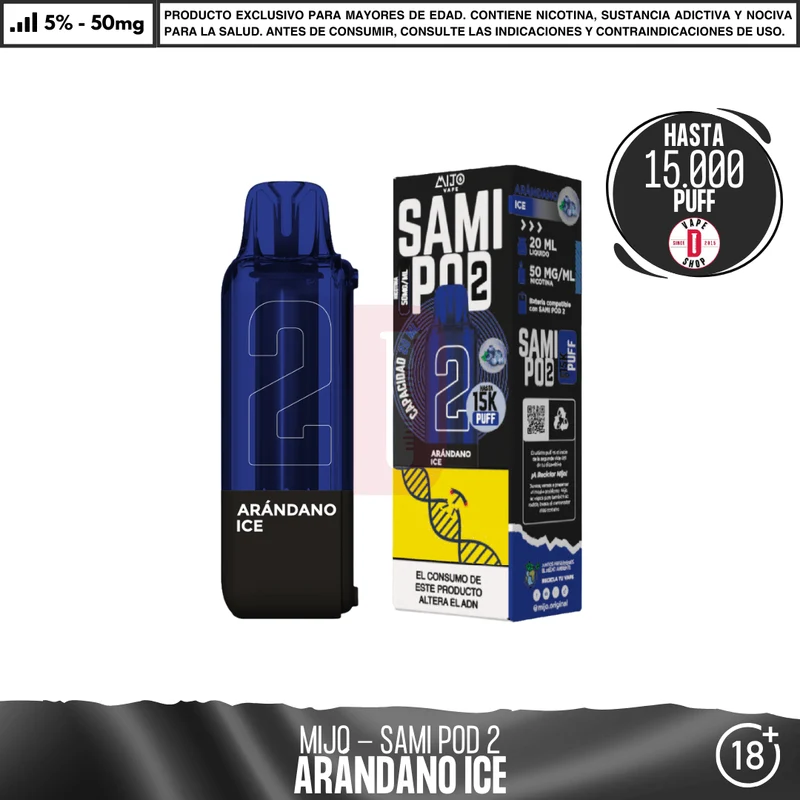 Mijo Sami Pod 2 - Recambio Individual 15000 PUFF