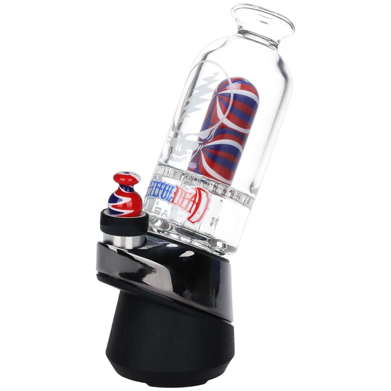 Grateful Dead Stealie — Vidrio Sandblasted para Puffco Peak
