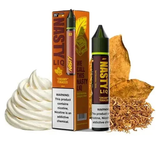 Liquido Nasty Salt Nic New Creamy Tobacco 30ml