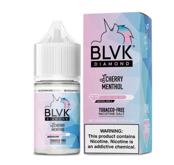 Líquido BLVK Salt Nic Diamond Cherry Menthol 30ml