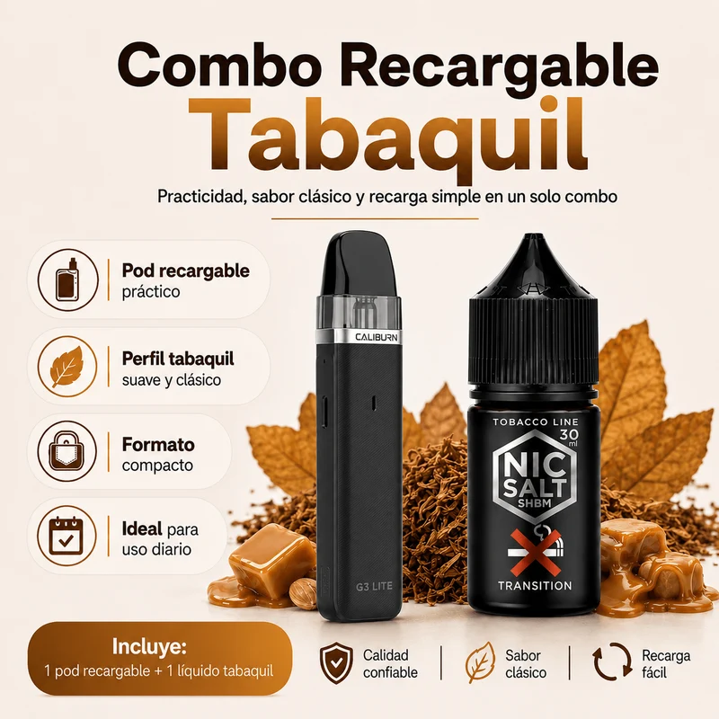Combo Kit Recargable Tabaquil