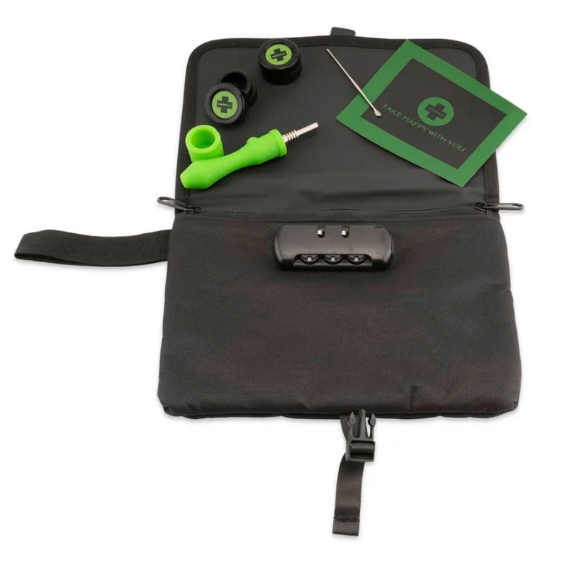 Happy Pouch DAB – Kit de dab portátil, seguro y discreto