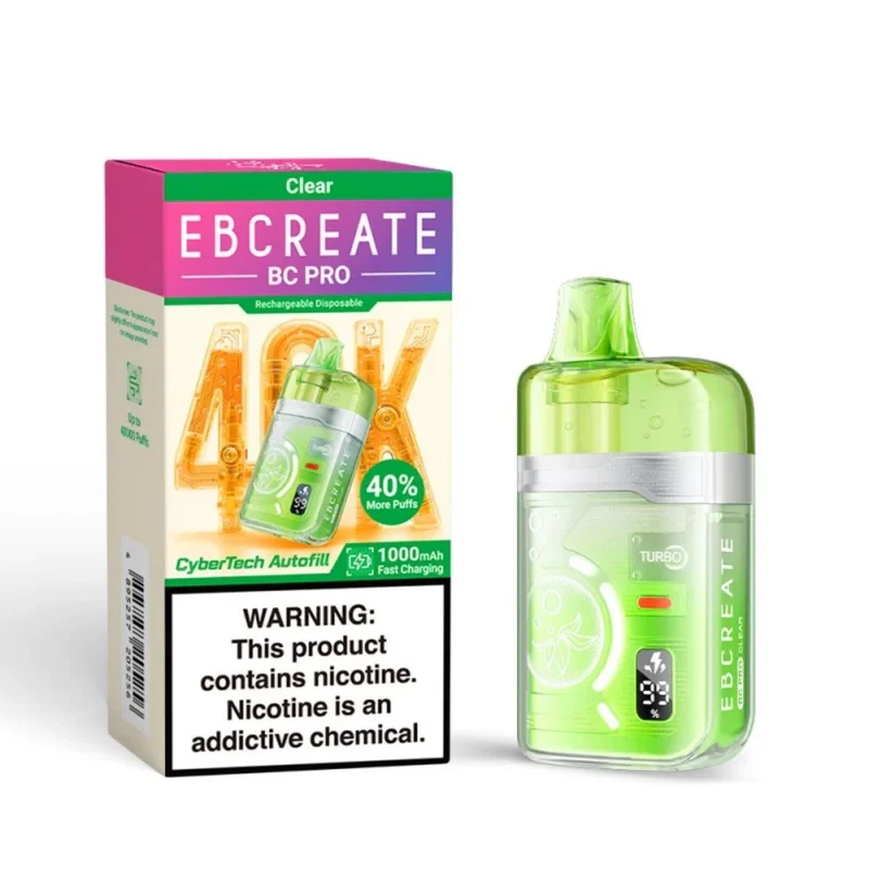 Pod Descartable Elfbar EBCreate 40K Clear
