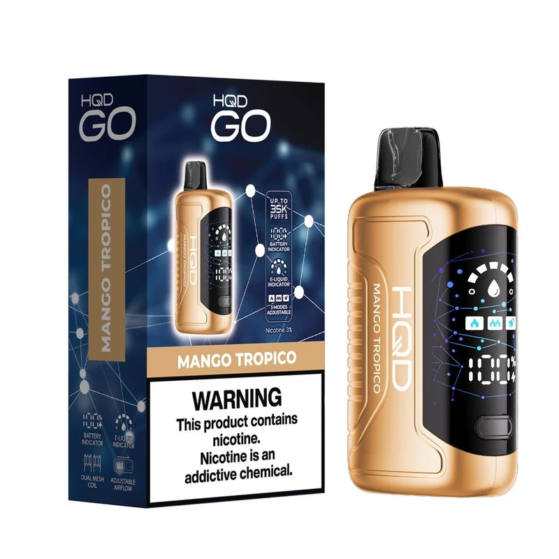 Pod Descartable HQD GO 35K Mango Tropico 35000 Puffs