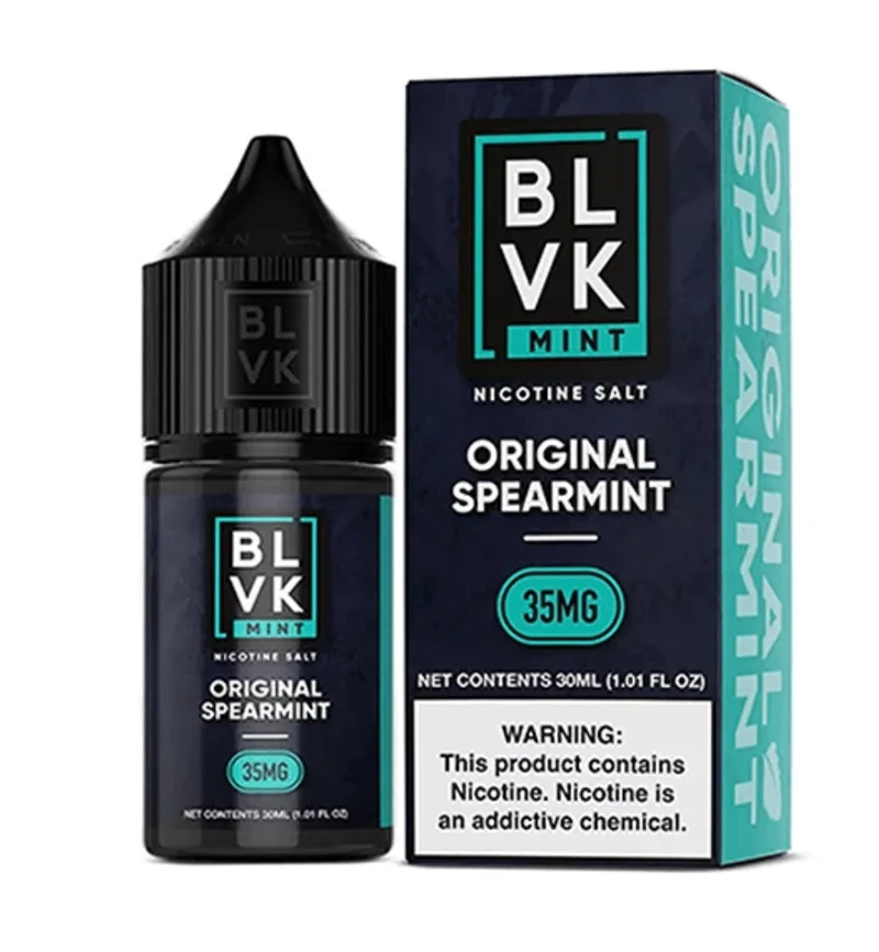 Líquido BLVK Salt Nic Mint Original Spearmint 30ml