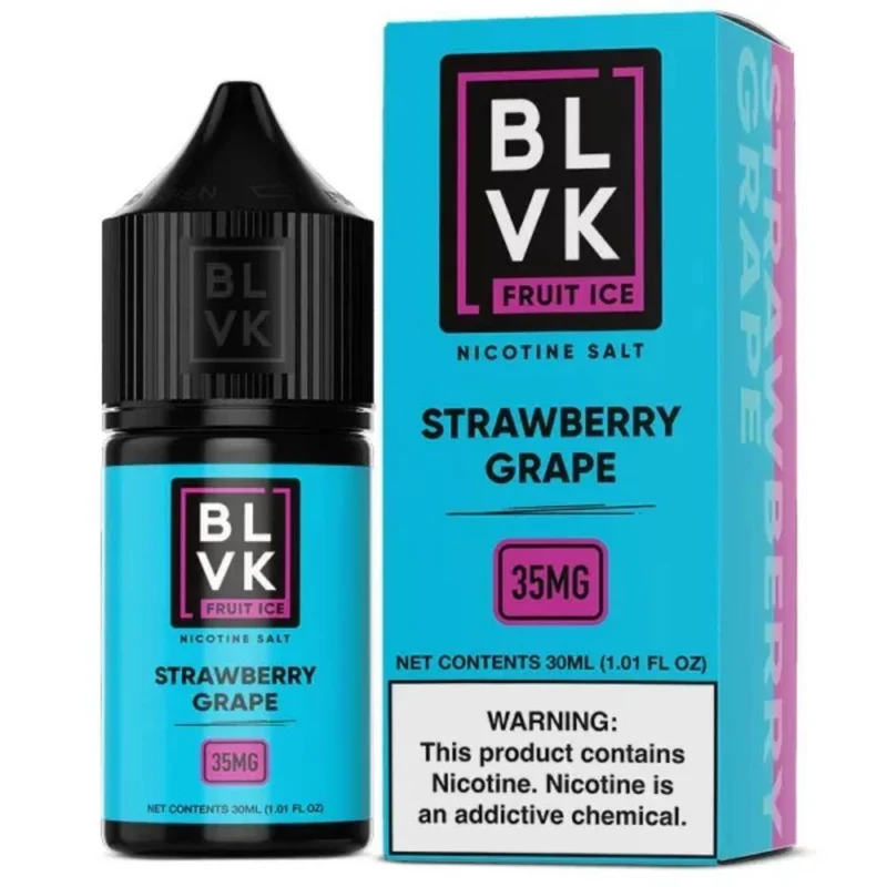 Líquido BLVK Salt Nic Remix Strawberry Grape 30ml