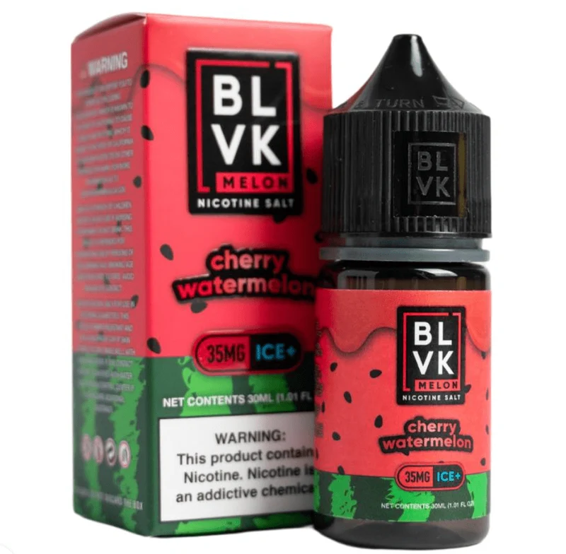 Líquido BLVK Salt Nic Melon Cherry Watermelon 30ml