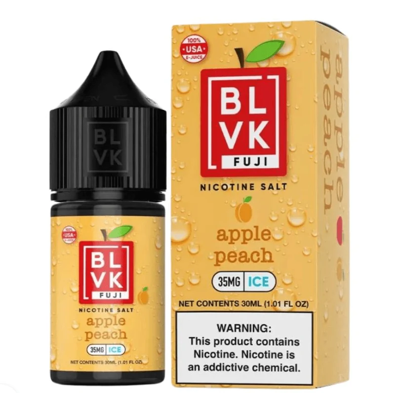 Líquido BLVK Salt Nic Fuji Apple Peach 30ml