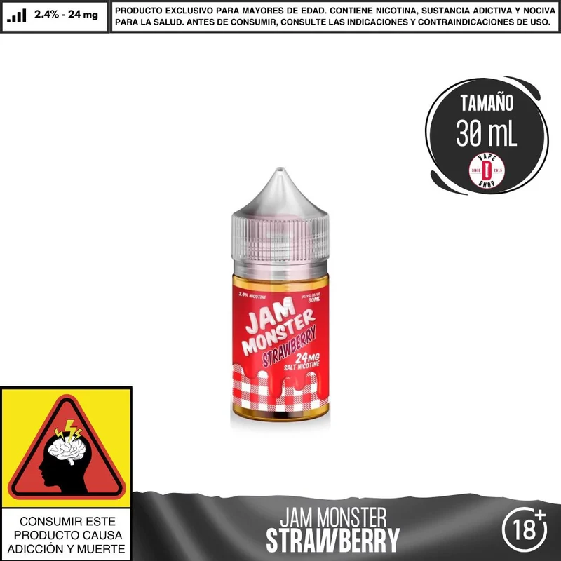 Jam Monster Strawberry Salts