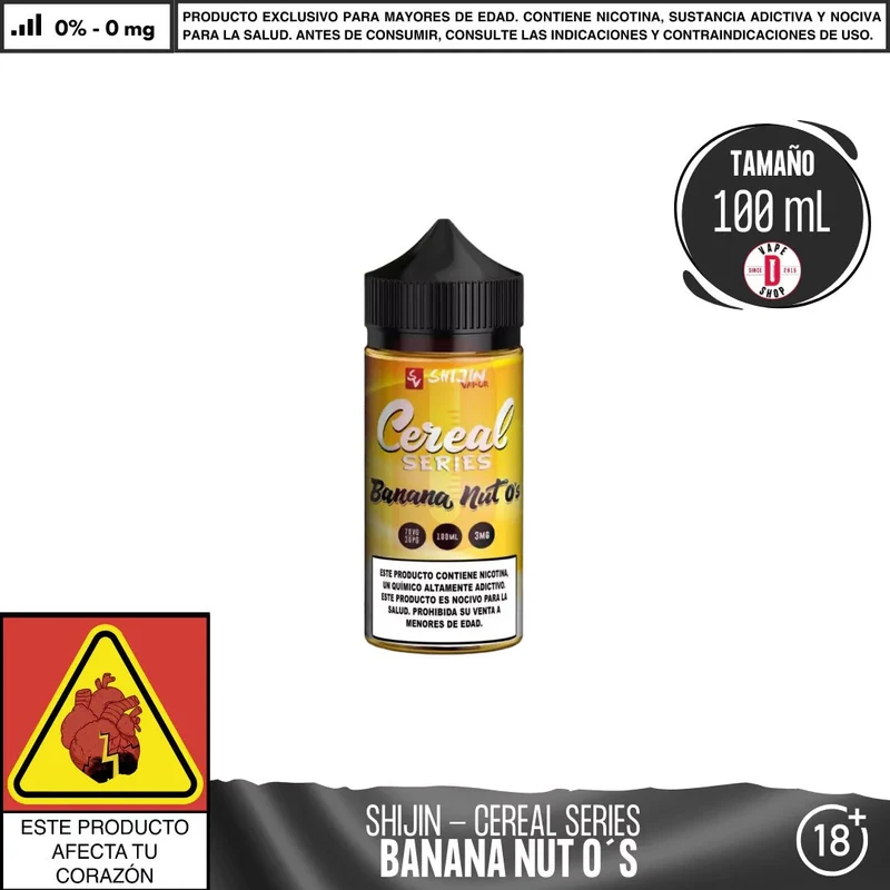 Shijin Vapor - Cereal Series -Banana Nut O’s
