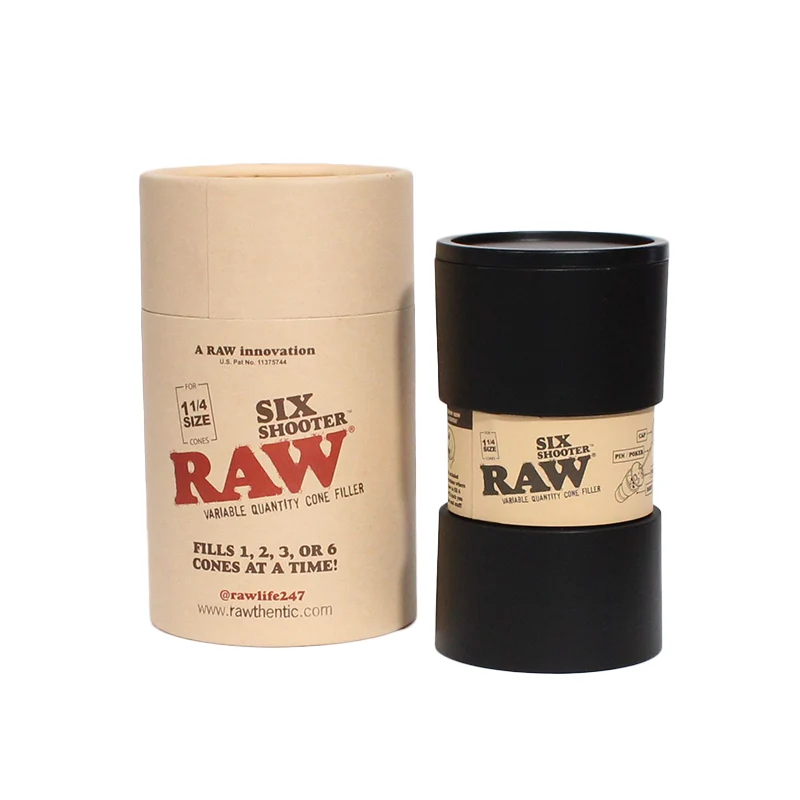 RAW Six Shooter 1 1/4 — Llenador de 1, 2, 3 o 6 Conos