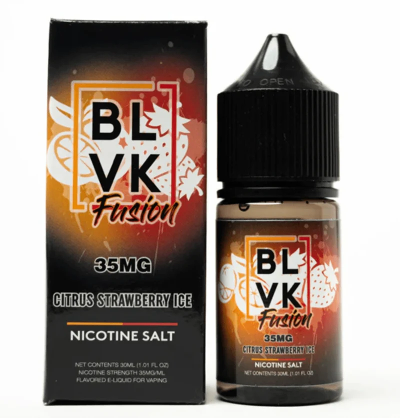 Líquido BLVK Salt Nic Citrus Strawberry Ice 30ml