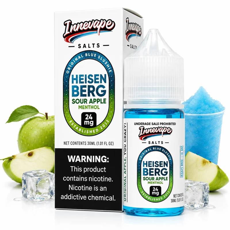 Líquido Heisenberg Salt Nic Sour Apple Menthol 30ml