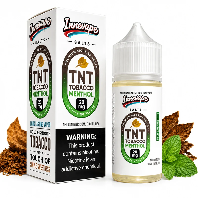 Líquido Heisenberg Salt Nic TNT Tabaco Menthol 30ml