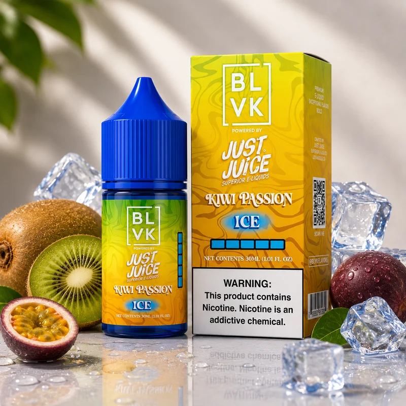 Líquido BLVK x Just Juice Salt Nic Kiwi Passion Ice 30ml