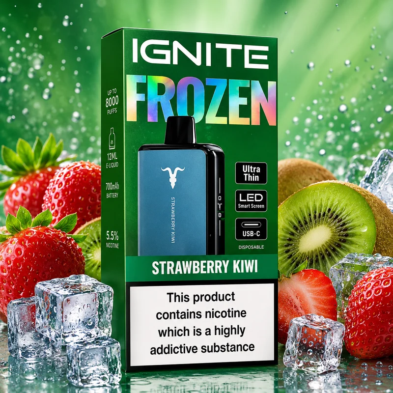 Pod Descartable Ignite Frozen Ultra Thin Strawberry Kiwi 20K