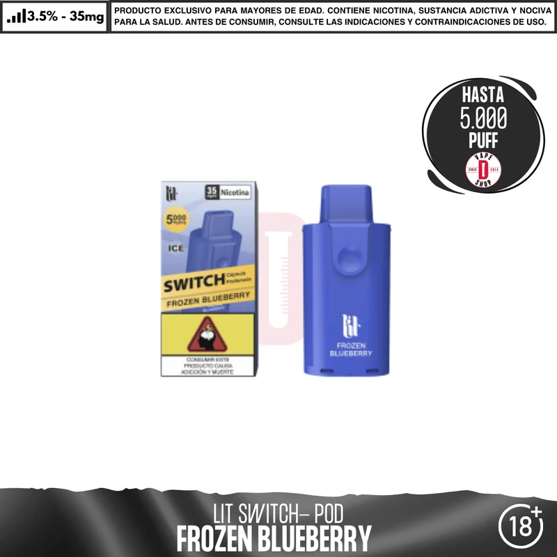 Litpod Switch Pod recambio individual 5000 PUFF
