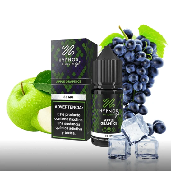 Líquido Hypnos Salt Nic Apple Grape Ice 30ml