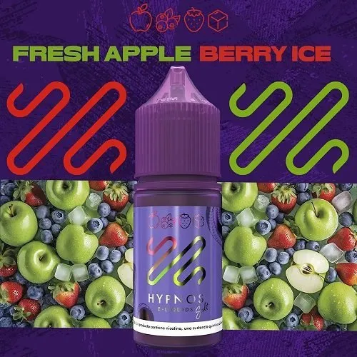 Líquido Hypnos Salt Nic Fresh Apple Berry 30ml