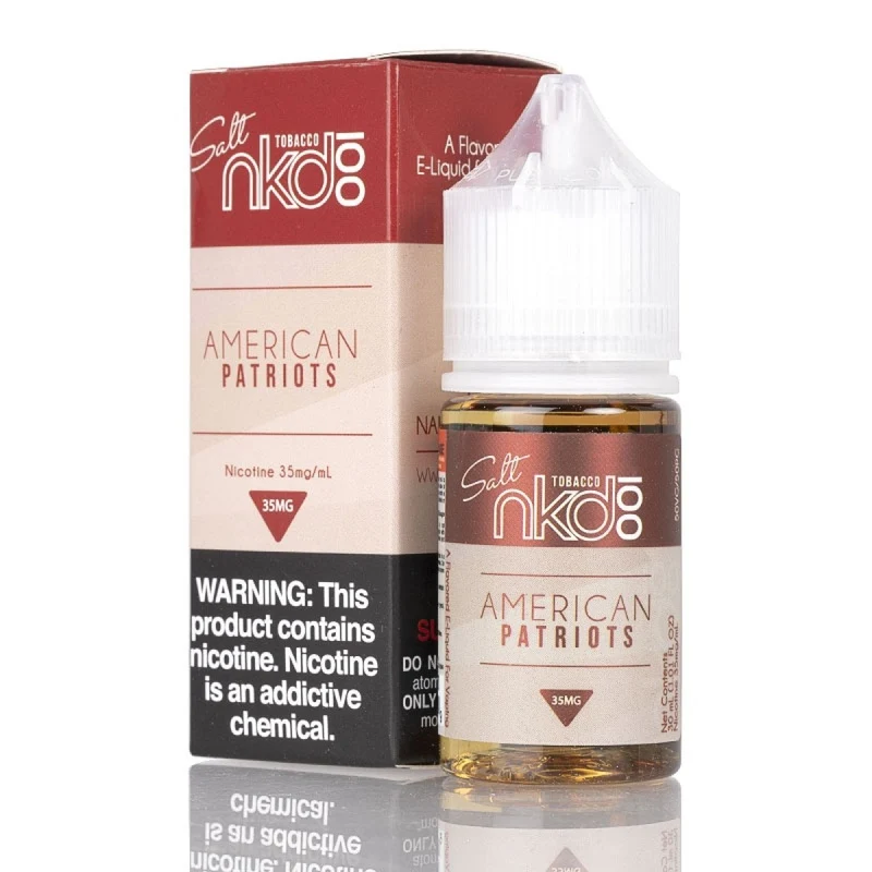 Liquido Naked 100 Salt Nic American Patriot 30ml (Origen USA)