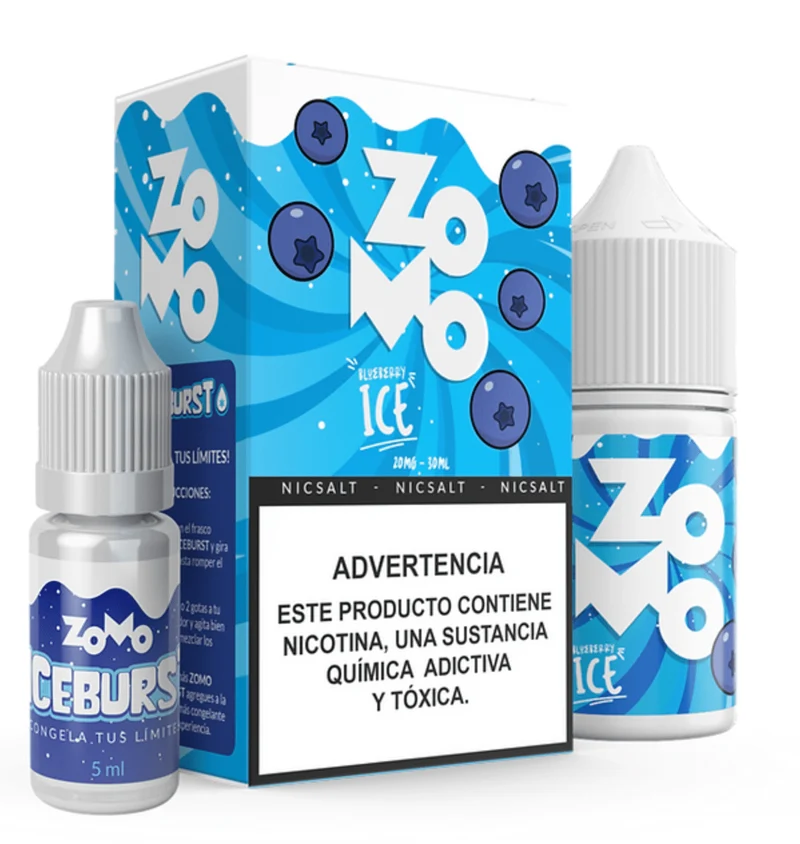 Líquido Zomo Salt IceBurst Blueberry Ice 30ml